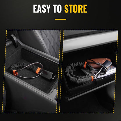 Car Steering Wheel Lock,17" Car Security Anti-Theft,Thickened Steel Wire