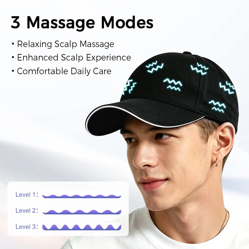 210 LED Red Light Therapy Cap Hair Growth Laser Cap 470Nm 630Nm Infrared Scalp Treatment Hat Hair and Scalp Treatments anti Hair